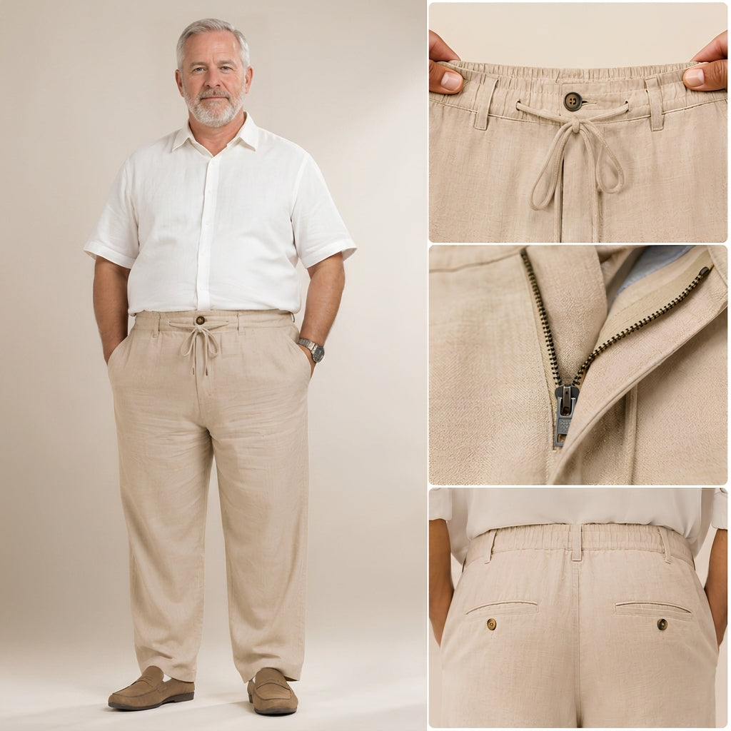 Linen Pants for Men (Pack of 2)