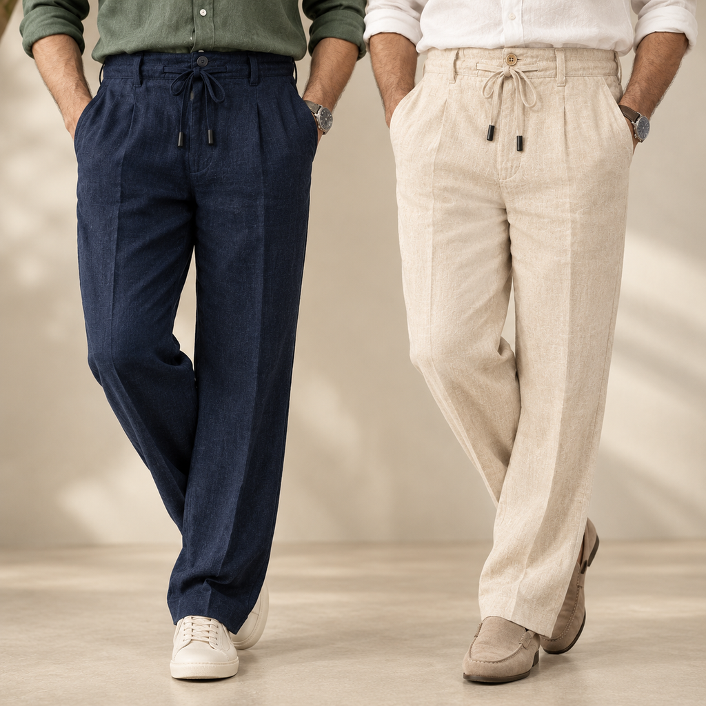 Linen Pants for Men (Pack of 2)