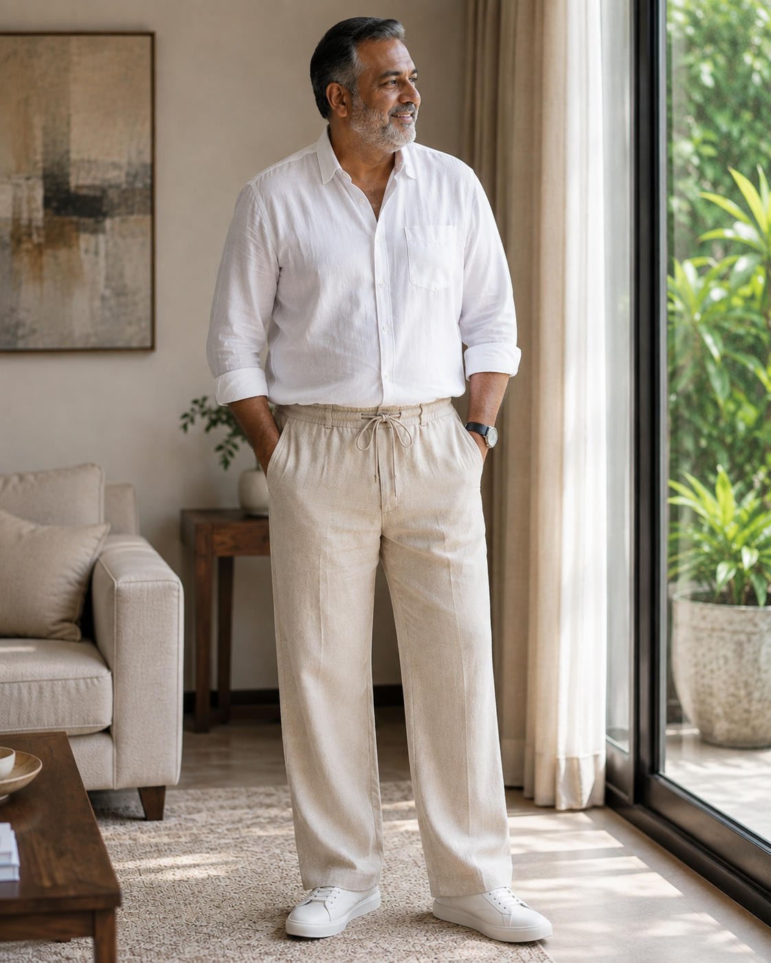 Linen Pants for Men (Pack of 2)